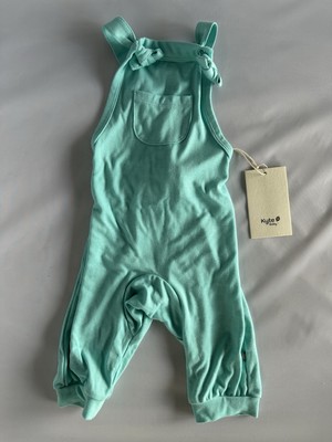 NEW NWT Kyte Baby Bamboo Jersey Overalls Robin Blue 18-24m Toddler Overall CUTE