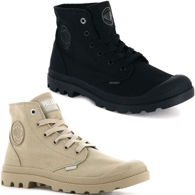 Palladium Adults Mono Chrome Hi Top Vegan Canvas Boots