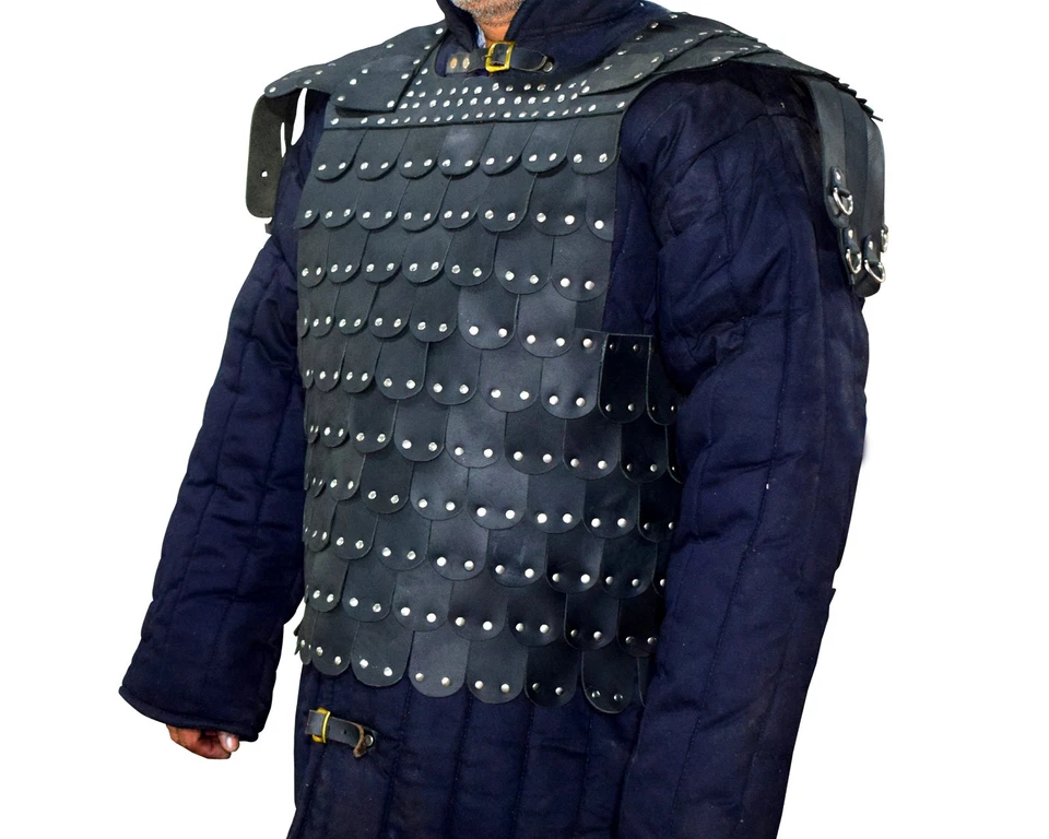 WEEKEND SALE Halloween Viking Celtic leather LARP renaissance Costume Armor SCA - Image 2 of 3