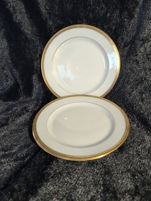 Set 3 Vignaud Limoges Carson Price Scott & Co Bread Plates 6 1/4''