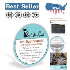 Double-Sided Cat Tape - Transparent Scratch Deterrent for Furniture