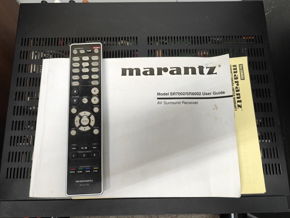 Marantz SR7002 THX Select2 7.1 A/V Receiver. Nice Condition