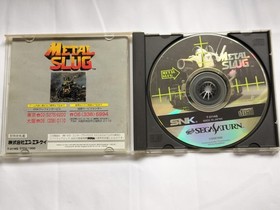 Metal Slug Sega Saturn SNK JAPAN NTSC-J w/Manual Tested Working Authentic