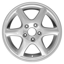For Volvo V70 98-00 6 I-spoke Silver 15x6.5 Alloy Factory Wheel Remanufactured