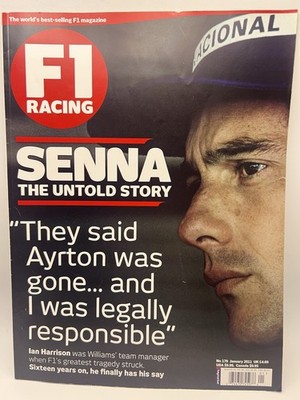 F1 Racing Magazine Senna January 2011 Very Good Condition