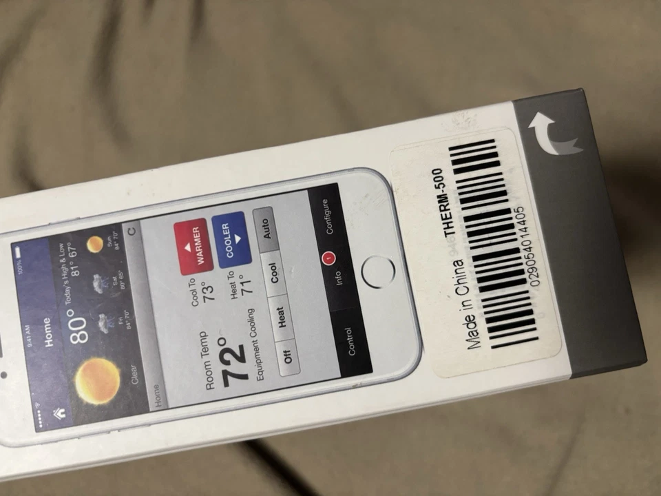 First Alert Onelink Wi-fi Thermostat Therm-500! Untested! - Image 2 of 3