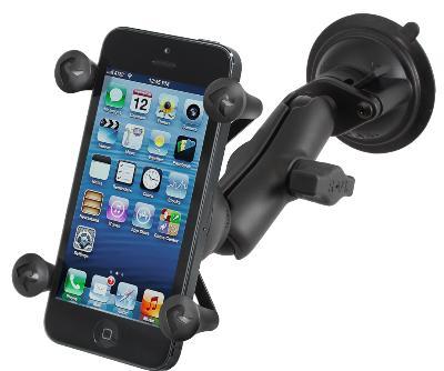 SUPPORTO A VENTOSA RAM-MOUNT RAM-B-166-UN7U per TUTTI i Samsung Galaxy e Iphone