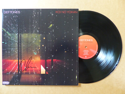 DEFTONES Chino signed Autogramm signiert ''KOI NO YOKAN'' Vinyl Schallplatte LP