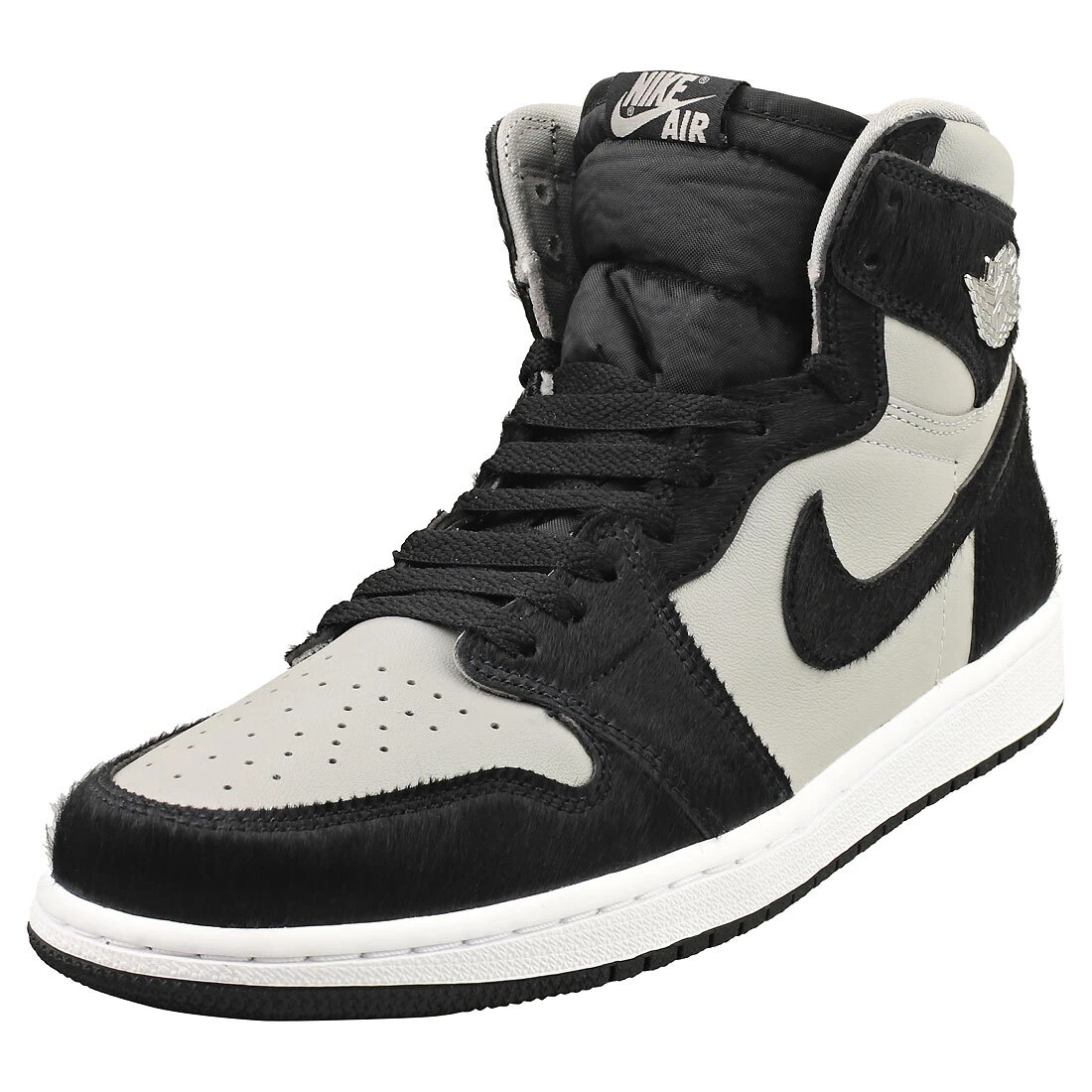 Nike Jordan 1 Retro High Og Femme Grey Black Baskets Mode 37.5 EU