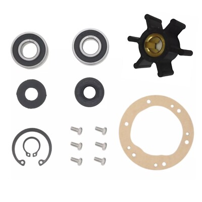 Sea Water Pump Repair Kit fit Yanmar Marine 2GM 2GMF 2GM20F With 2.75'' OD Gasket