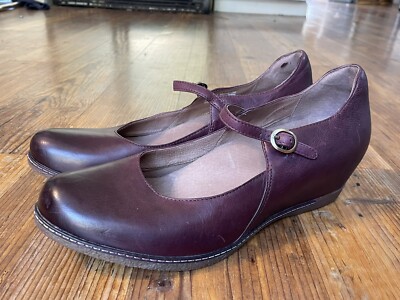 Dansko Loralie Mary Jane Flats Women Size 41 10.5 - 11 M Merlot | eBay