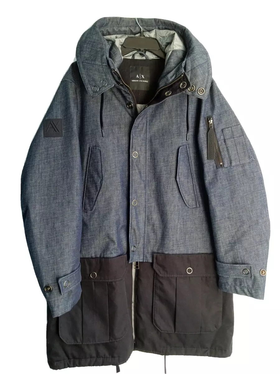 Armani parka jacket sale mens