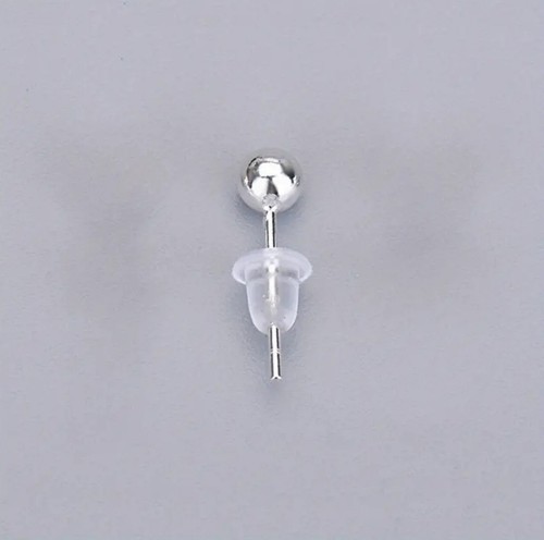 Earring Backs Bullets Stoppers Ear Nuts Soft Comfort. - Picture 3 of 4