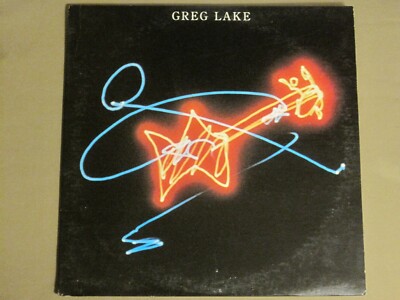 GREG LAKE S/T LP ORIG '81 CHRYSALIS CHR-1357 CLASSIC ROCK PROG ELP GEM VG+