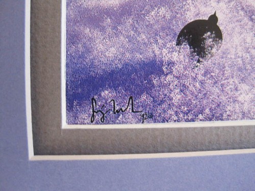 Sonja Wold UPON YOUR SHORE Alaskan INUIT DOUBLE MATTED, framed 8x10 print - Picture 3 of 3