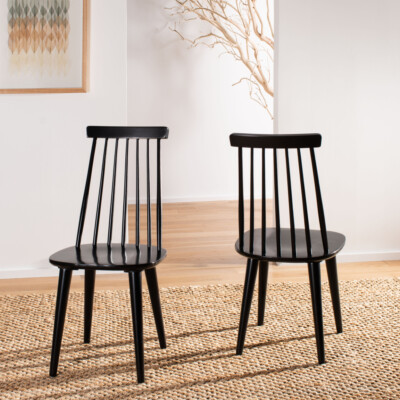 SAFAVIEH Burris Side Chair Black - Main Image
