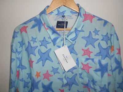 Débardeur Femme En Lin - Escales Paris - Taille XXL (2XL) - Bleu - Neuf Avec étiquettes