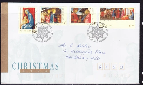 Australia 1994 Christmas APM27140 First Day Cover  Addressed