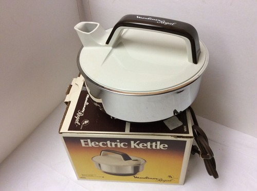 Moulinex Regal Electric Kettle Tea Model V605 Extra Clean Original Box MCM - Picture 1 of 12