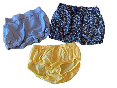 Toddler Girl Size 2T Pull On Shorts, Lot of 3, Baby Gap, Carters, Gymboree