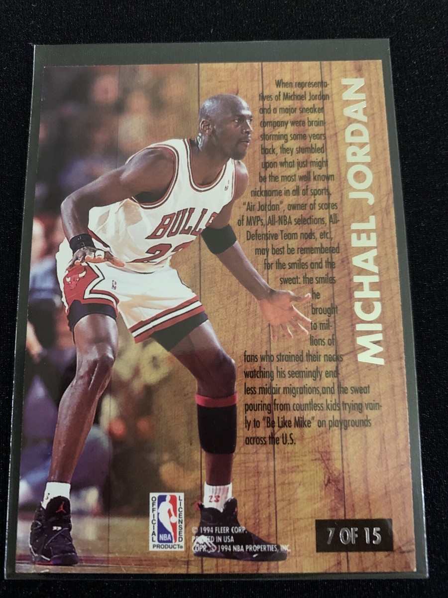 MICHAEL JORDAN 1993-94 Fleer Ultra Famous Nicknames 