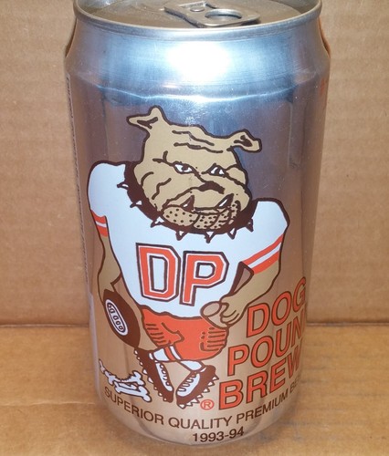 Dog Pound Brew 12 oz. beer can Evansville Brewing Co. in Evansville, IN 1993-94