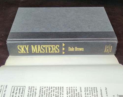 *SIGNED/INSCRIBED/1st/1st* Sky Masters, Dale Brown, 1991, HC/VG- - Picture 10 of 12