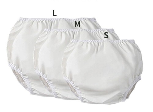 Adult Diaper Cover Waterproof Diaper Pants Leakage EVA Washable Elderly 2PCS - Picture 4 of 8