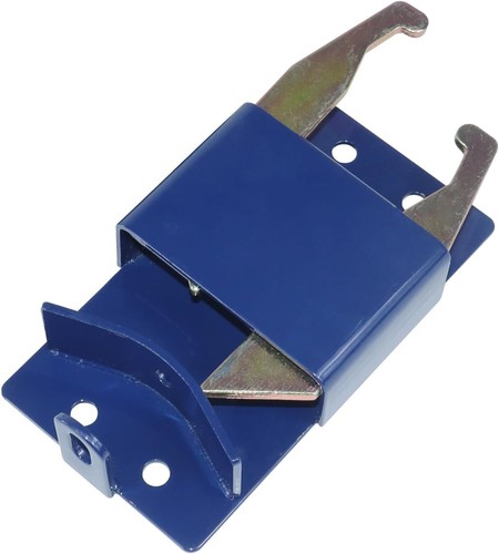 Efficient Blue Lockable Gate Latch for Farm Gates - Fits 1-5/8" to 2" Tubes - Picture 10 of 11