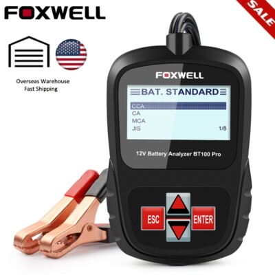 Foxwell Automotive Car Battery Load Tester 12 V Digital Vehicle Analyzer 1100CCA