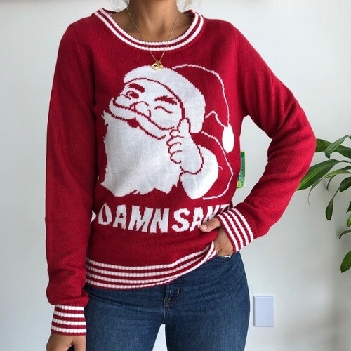 NWT Tipsy Elves Womens Damn Santa with 