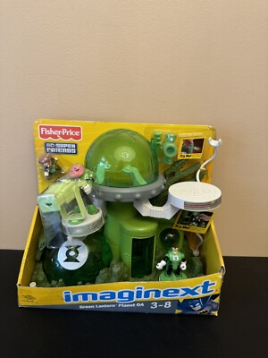 Imaginext 2011 DC Super Friends Green Lantern Planet OA playset