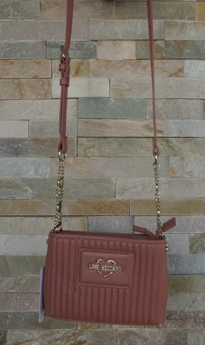 LOVE MOSCHINO Borsa a Tracolla Rosa Antico 4138 Nuovo Origin. eBay