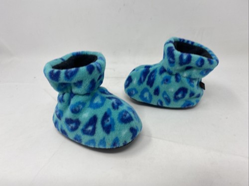 ACORN Easy Bootie Toddler Turquoise Leopard 12-18 Months - Picture 8 of 12