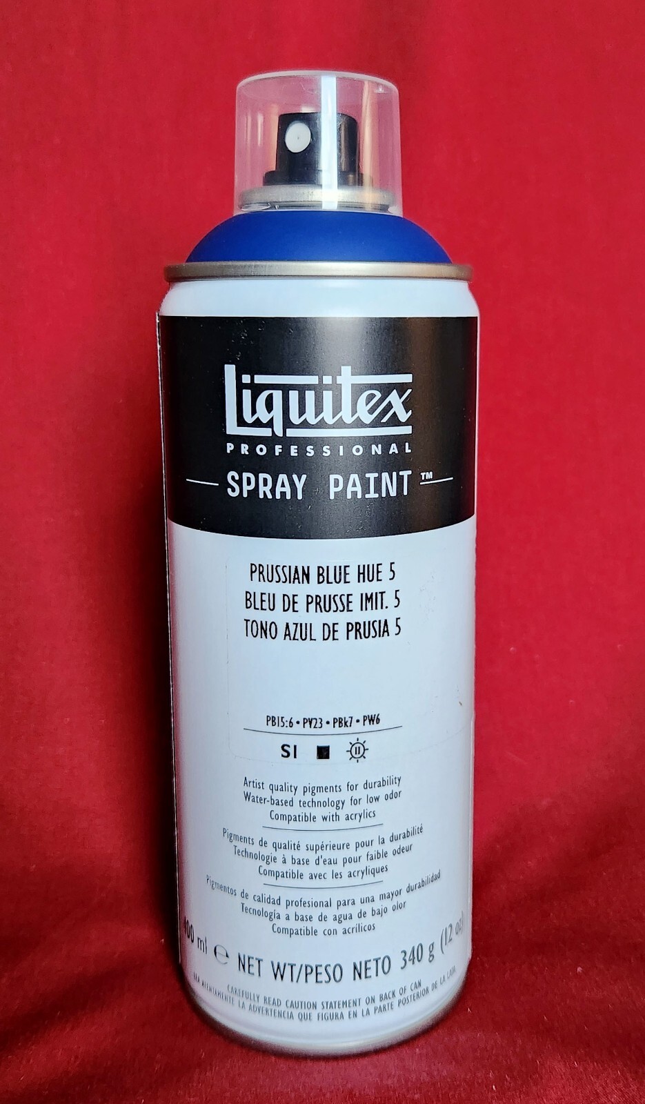 Liquitex Prussian Blue Hue 5 Dark Blue Water Based Spray Paint 400ml / 12oz eBay