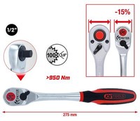 "1/2\" Monster Umschaltknarre, 100 Zahn - Ks Tools 935.1290"