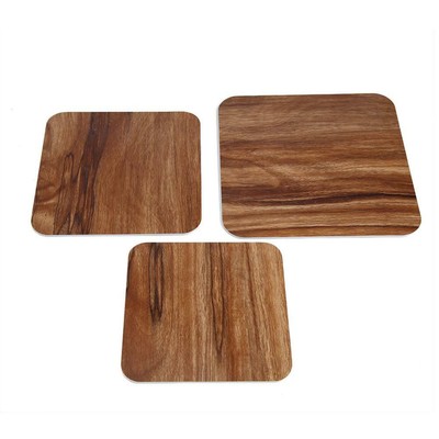 Wooden Placemat Insulation Anti Hot Bowl Mat Kitchen Thicken Table