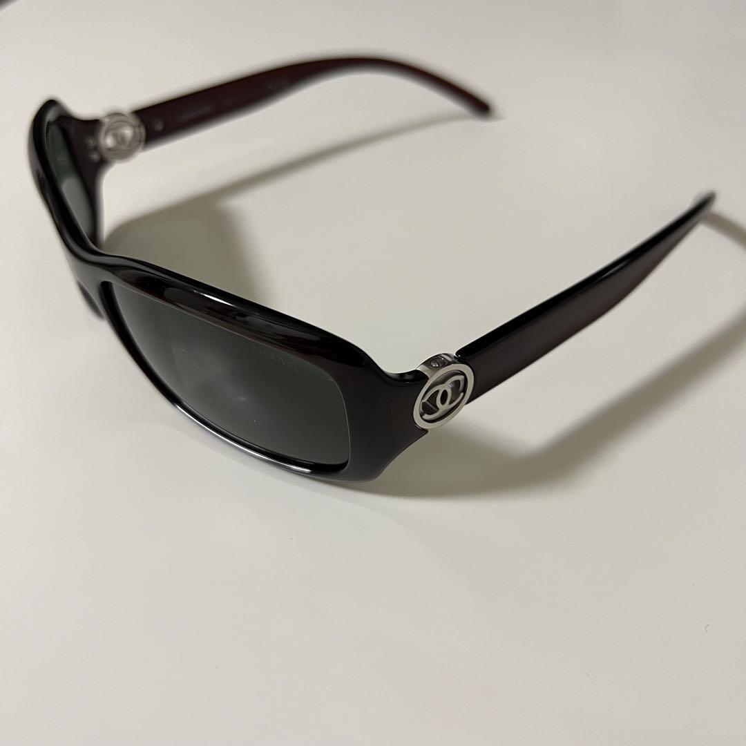 CHANEL 6024 c.730/71 Black Sunglasses 57-17 130 Made in Italy with Case-image