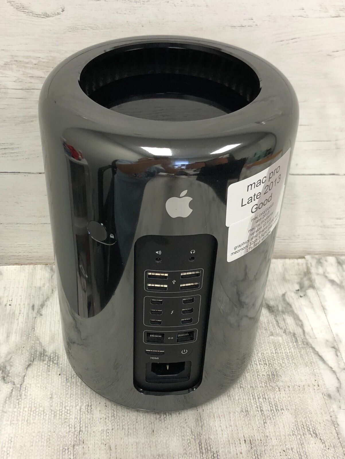 2013 Mac Pro 8 core 3.5GHz | Dual D500 3GB| 32GB RAM 1TB SSD | Apple  Trashcan 