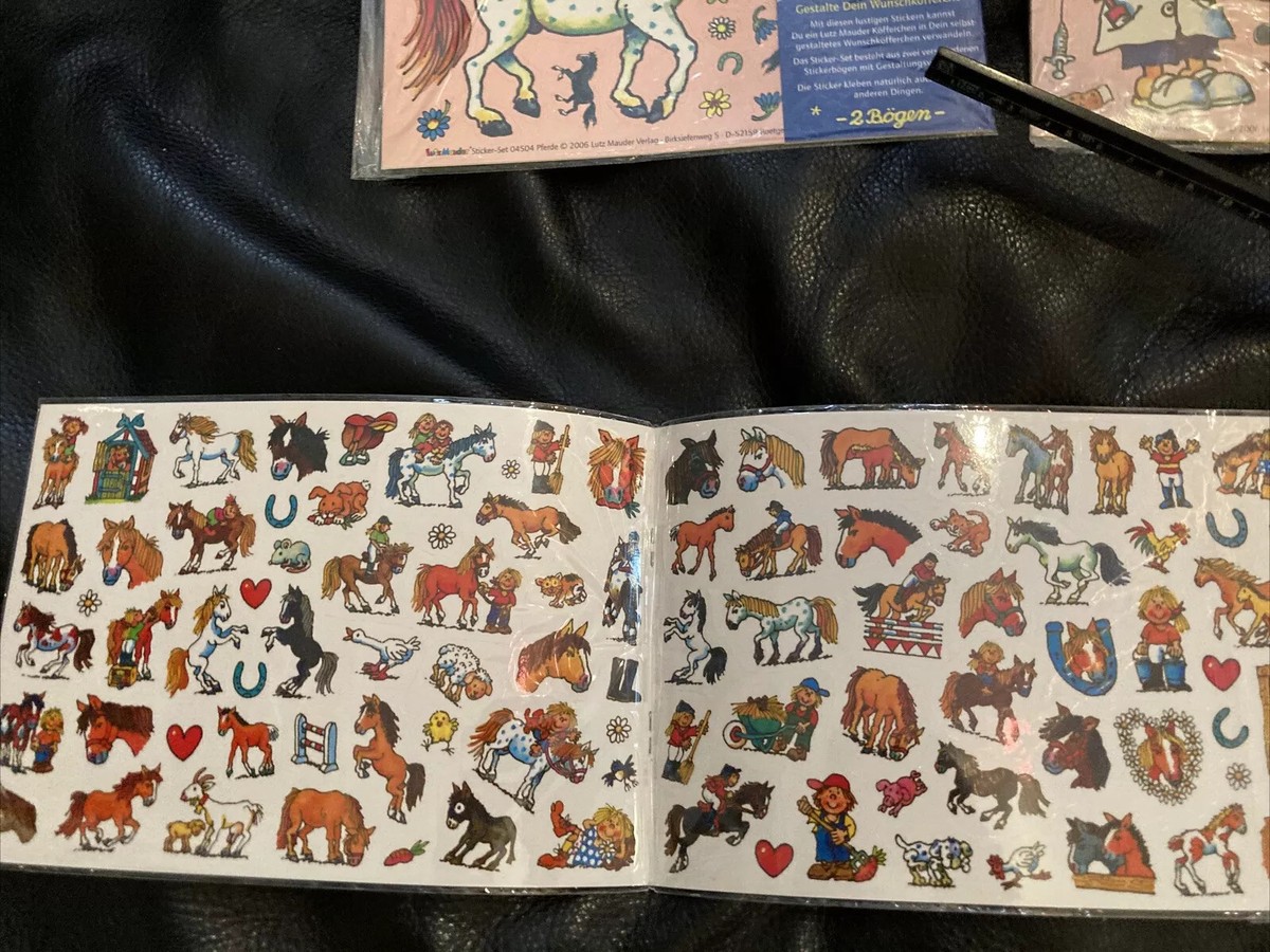 Lutz Mauder My Pony Aufkleberbuch – 12 Seiten + über 50 Papiersticker, Für Kinder Ab 3 Jahren, Zum Sammeln & Tauschen