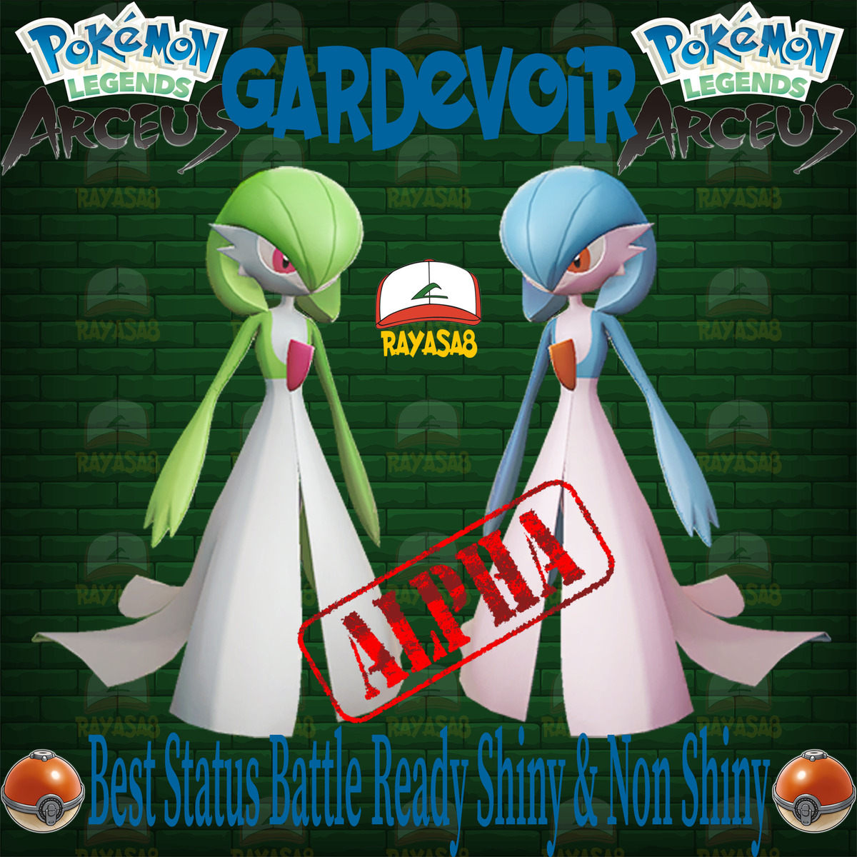 Shiny Gardevoir alpha best Stats // Pokemon Legends: 