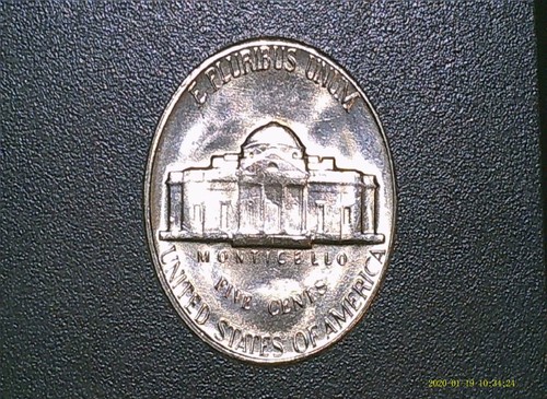 1967-P Jefferson níquel RDA moneda de error rara - Imagen 5 de 6