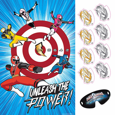 Power Rangers Ninja Steel Party Game Boys Birthday Decorations
