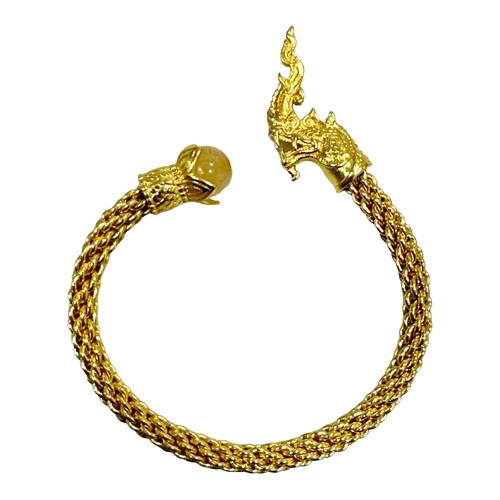 Jean Marc Gemstone Bracelet Watch Gold Tone Statement  display picture 1