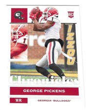 2022 Panini Chronicles Draft Picks George Pickens Rookie Card