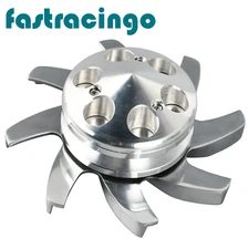 Billet Pulley & Fan For GM SBC BBC Chevy Holden Alternator 1 Groove V Belt