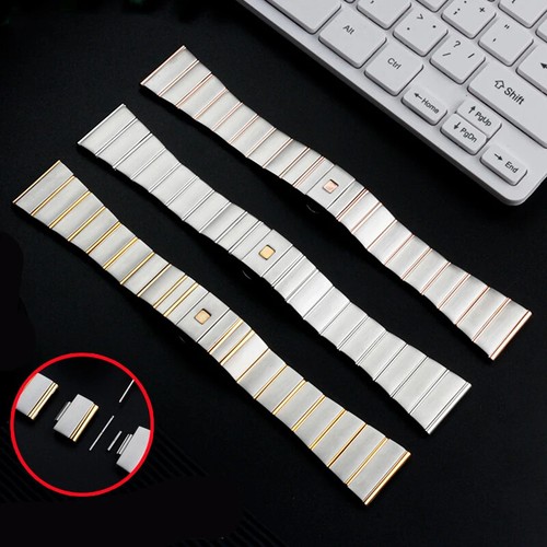 Präzisionsstahl Uhrenarmband für Omega Double Eagle Constellation Serie Metall 17 mm - Bild 8 von 26