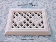 Victorian Decorative Handmade Plaster Air Vent Cover  - 304mm X 216mm - LA