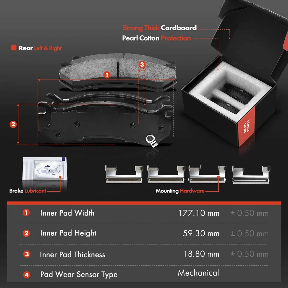 8 передних сверленных роторных и керамических тормозных колодок + ступичный подшипник для Chevrolet Astro - Изображение 3 из 4