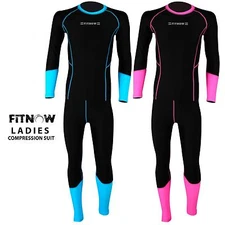 Ladies Compression Thermal Base Layer Tights Shirt Under Suit Long Pant